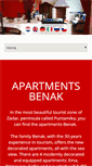 Mobile Screenshot of apartmani-benak.hr
